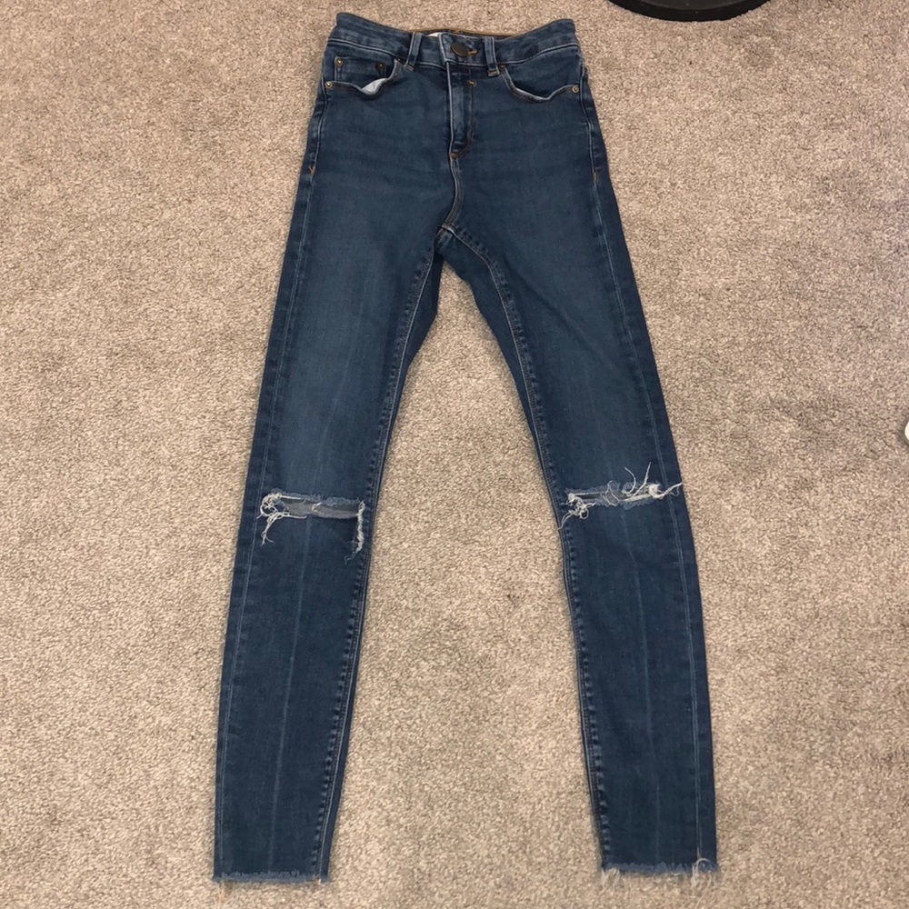 ASOS - Petite Ridley high waisted skinny jeans - Picture 2 of 2